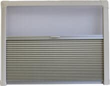 Remis REMIbase II Kombi-Plissee-Rollo Insektenschutz Sonnenschutz 550x520mm