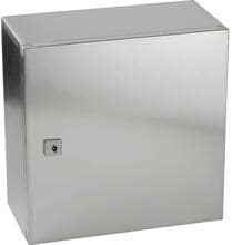 Tru Components TC-SS404020 Schaltschrank Installationsgehäuse 400x400x200mm Edelstahl lichtgrau