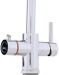 Thermoflow 100 E Kochendwasser-Armatur 5l IPX4 G1/2“ eckiger Auslauf silber