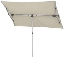 Schneider Novara Sonnenschirm Sonnenschutz Strandschirm 190x140cm Camping Garten rechteckig natur
