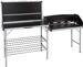 Isabella 700006261 Camping-Küche Outdoorküche Küchenschrank Regal 188x50x81cm Aluminium