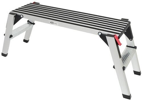 KS Tools 800.0960 Arbeitsplattform Sicherheits-Laufbühne Traglast 150kg klappbar Aluminium silber schwarz