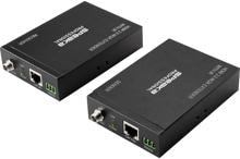 SpeaKa Professional SP-HDE-300 HDMI Extender Verlängerung Netzwerkkabel RJ45 60m Reichweite 60m schwarz