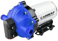 Carbest Druck-Wasserupumpe 5-Kammer-Druckwasserpumpe 18,9l/min 4,2bar 12V Schlauchadapter Camping
