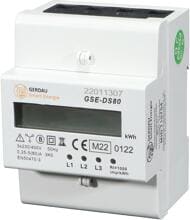 Gerdau GSE-DS80 Drehstromzähler Hutschienenzähler digital 80A 230V MID-konform weiß