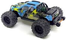 Absima Mini AMT Fluo Brushless 1:16 RC Modellauto Elektro Monstertruck Allradantrieb 4WD RtR 2,4GHz