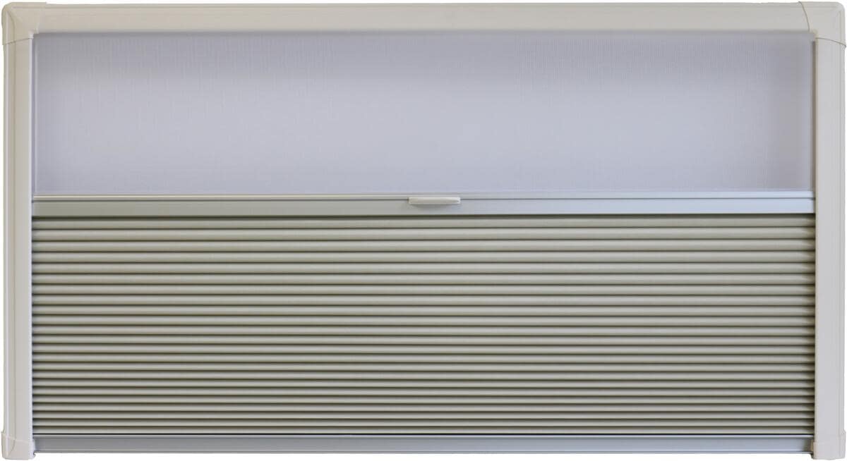 Remis REMIflair IV Kombi-Plissee-Rollo Fliegengitter Verdunkelung Insektenschutz 1077x690mm