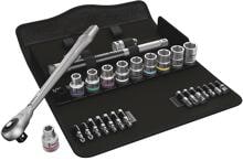 Wera 8100 SC 10 Zyklop Steckschlüsselsatz Knarrensatz Schraubendreher zöllig 1/2" 28tlg