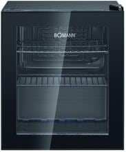 Bomann KSG 7291 Flaschenkühlschrank Getränkekühlschrank 44cm breit 46 Liter 55 Dosen 330ml schwarz