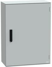 Schneider Electric NSYPLM86VG Polyestergehäuse ohne MP H847x636xT300mm IP66 3-P-Verriegelung PLM Wandmontage grau