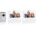 Smartwares DIC-22222 Video-Türsprechanlage 2-Draht Komplett-Set 2 Familienhaus silber weiß