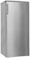 Exquisit KS185-4-HE-040E Stand-Kühlschrank 55cm breit 190 Liter Temperatureinstellung Flaschenregal inoxfarben