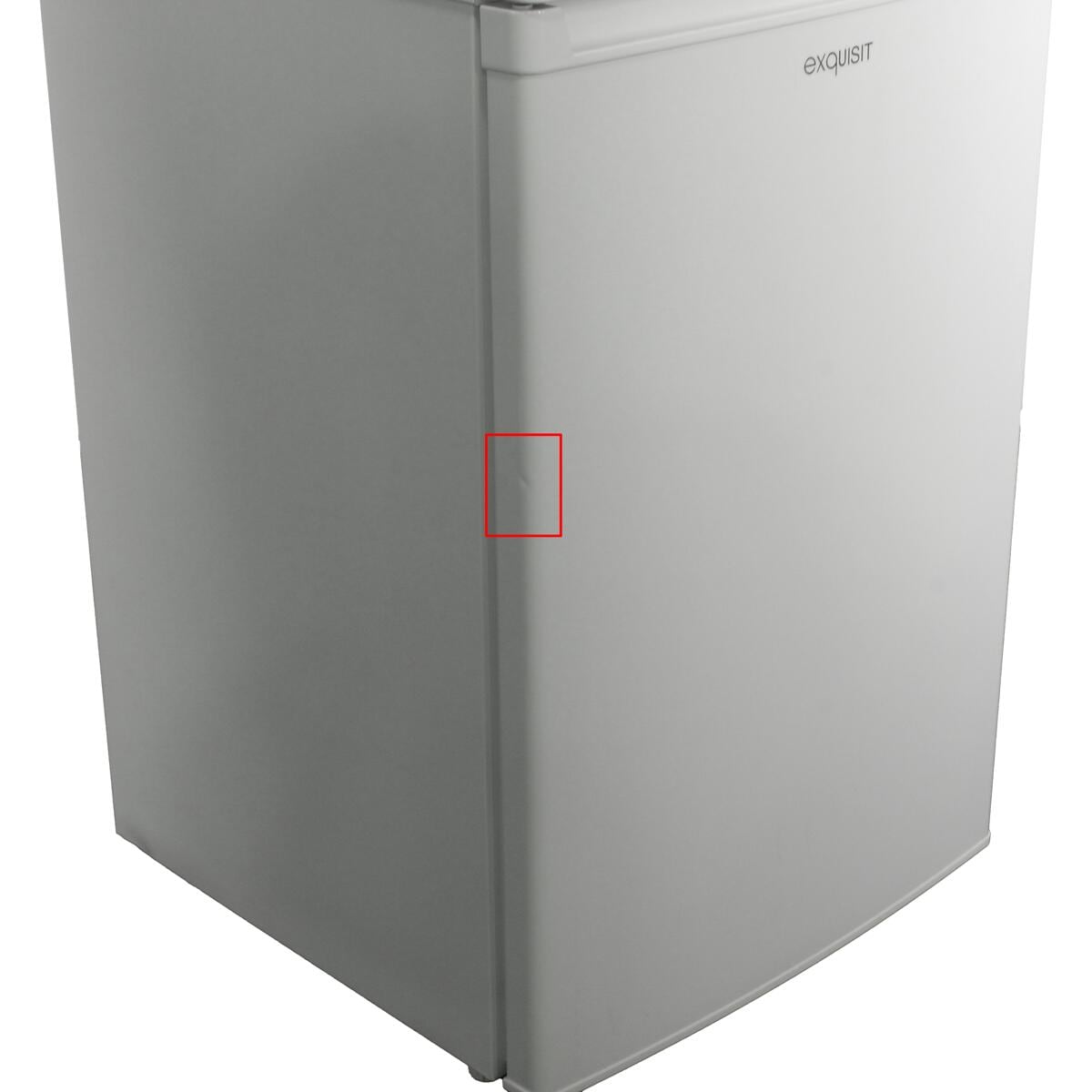 Exquisit KS16-4-E-040E Stand-Kühlschrank 55cm breit 109 Liter mit  Gefrierfach LED-Beleuchtung weiß