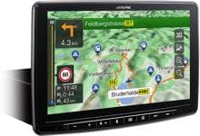 Alpine Halo INE-F904DC 1-DIN 9" Navigationssystem Camping Wohnwagen Wohnmobil