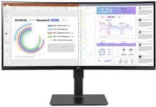 LG Electronics 34BQ77QC-B 34" LED-Monitor Bildschirm 3440x1440 Pixel 21:9 5ms HDMI schwarz