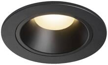 SLV 1003796 LED-Deckeneinbauleuchte Einbaustrahler 3000K 40Gr schwarz