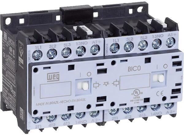 WEG CWCI012-10-30C03 Wendeschütz 6 Schließer 5,5kW 24V/DC 12A Hilfskontakt