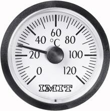 Imit 100848 Kapillar-Einbau-Thermometer Temperaturmessung klein Ø 38,5mm Heiztechnik