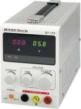 Basetech BT-153 Labornetzgerät einstellbar 0-15 V/DC 0-3 A 45 Watt grau