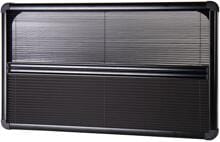 Carbest Innenrollo mit Rahmen für RW STYLE 900x450mm schwarz Camping Wohnwagen Wohnmobil