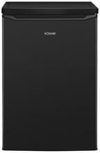 Bomann KS 7251 Stand Kühl-Gefrierkombination 55cm breit 109 Liter LED-Innenraumbeleuchtung 2 Glasablagen 3 Türablagen Edelstahloptik-schwarz