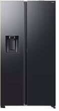 Samsung RS80F66KBFEF Side-by-Side Stand-Kühl-Gefrierkombination 91,2cm breit 634 Liter Festwasseranschluss WiFi Eis Wasserspender schwarz
