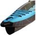 Coasto Russel aufblasbares Kajak Schlauchboot 1-Person 360x75cm schwarz blau