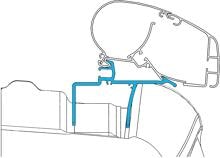 Dometic Perfect Roof 2000/2500 Markisen-Adapter für VW Crafter ab Bj. 2017 rechts