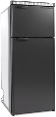 Carbest AR180L Kompressor-Kühlschrank 178 Liter 12V 90W/55W Camping Wohnwagen Wohnmobil schwarz/matt