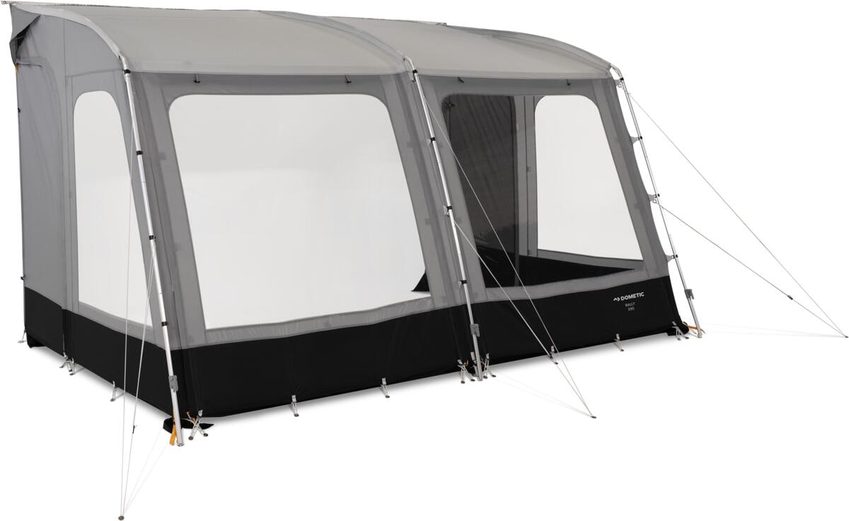 Dometic Rally 260 Statisches Vorzelt mit Gestänge Breite 2,6m Camping schwarz
