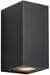 Nordlux Canto Maxi Kubi 2 Außenleuchte Außenbeleuchtung IP44 2x28W GU10 seaside schwarz
