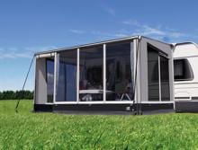 Wigo Rolli Premium Classic Markisen-Vorderwand Länge 400cm Camping Wohnwagen Caravan