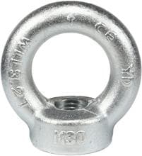 Toolcraft 109448 Ringmuttern Schraubmutter M30 DIN 582 Stahl galvanisch verzinkt
