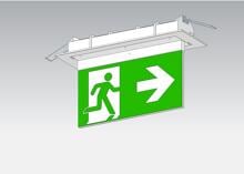 Beltrona MEXM82506ZB LED Fluchtweg-Notbeleuchtung Notleuchten Deckeneinbaumontage