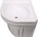 Eckwaschbecken mit Unterschrank 418x418x510mm Camping Reisemobil