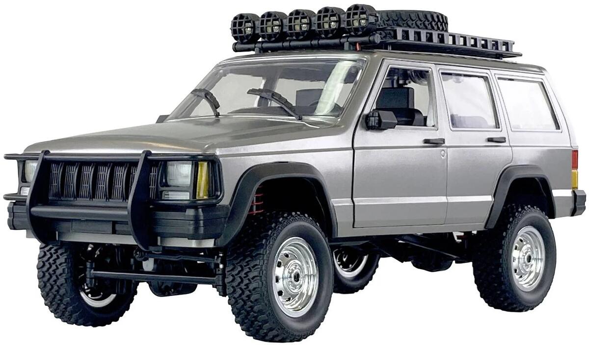 Amewi JC-X12 Scale RC Modellauto Elektro Geländewagen 4WD Brushed 1:12 RtR 2,4GHz silber