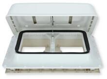 Fiamma Vent Dachhaube Dachfenster 40x40cm Camping Wohnwagen weiß