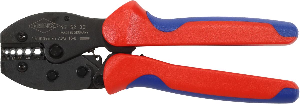 Knipex 975230 Crimp-Hebelzange für unisolierte Pressverbinder 1,5-10mm²