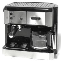 DeLonghi BCO 421.S Kombi-Kaffeemaschine Espresso 1750 Watt 1 Liter 10 Tassen Glaskanne Abschaltautomatik silber schwarz