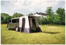 Reimo Trapez Premium Heckzelt Buszelt Kastenwagen Heckklappe Camping beige