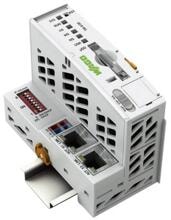 WAGO PFC100 2ETH ECO SPS-Controller Feldbuchscontroller 750-8100 grau