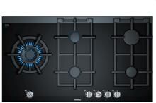 Siemens ER9A6SD70D autarkes Gas-Kochfeld 90cm breit Glaskeramik rahmenlos Schaltknebel schwarz