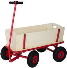 Eurotrail Classic Bollerwagen Transportwagen Handwagen Transportkarre Holz