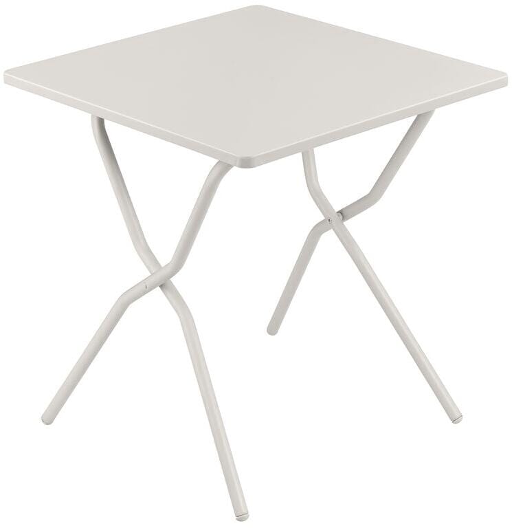 Lafuma Balcony Klapptisch Campingtisch Outdoor 64x70x72cm Metal beige