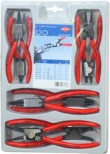 Knipex 002004V01 Sicherungsringzangen Seegeringzangen-Set Außen- Innenringe 19-60mm 12-25mm 10-25mm