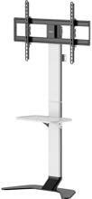 SpeaKa Professional SP-TVS-600 37"-86" TV-Bodenständer TV-Standfuß weiß schwarz