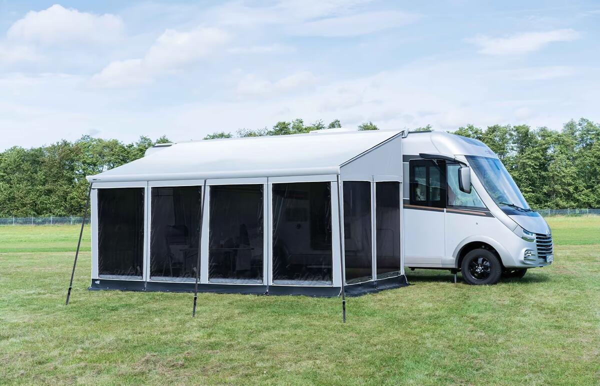 Wigo One Side Markisen-Seitenwand links 250cm Höhe L 245-259cm Camping