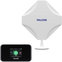 Falcon DIY 5G LTE Fensterantenne 5G Router 1800Mbit Internetantenne Hotspot Camping Wohnwagen Wohnmobil weiß