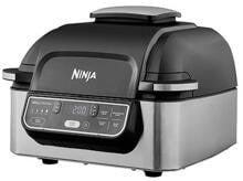 Ninja AG301EU Elektro-Grill Tischgrill Heißluft-Funktion 1750W schwarz silber