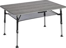 Brunner ELÚ Duplit Campingtisch Gartentisch Terrasse Outdoor 120x80cm Aluminium greywood